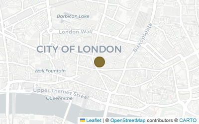 Map of Bank of England
