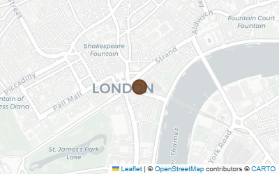 Map of Benjamin Franklin House