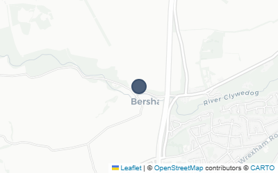 Map of Bersham Ironworks
