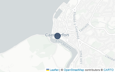 Map of Royal Welsh Fusiliers Museum, Caernarfon Castle