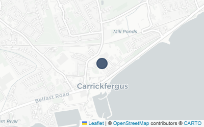 Map of Carrickfergus Castle
