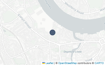 Map of Deptford Dockyard Site