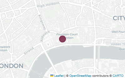 Map of Essex Street Chapel (Essex Hall)