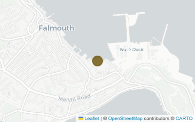 Map of Falmouth Packet Service (National Maritime Museum Cornwall)