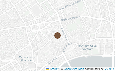 Map of Freemasons' Hall