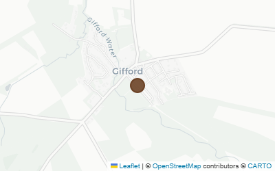 Map of John Witherspoon Birthplace, Gifford