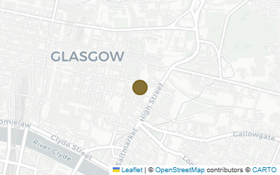 Map of Merchant City Glasgow