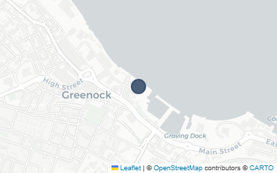 Map of Greenock Harbour