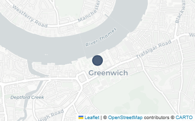 Map of Old Royal Naval College