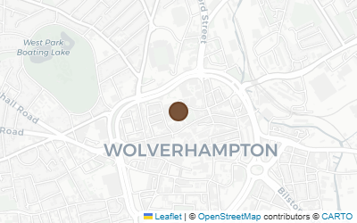 Map of Button Gwinnett Blue Plaque, Wolverhampton