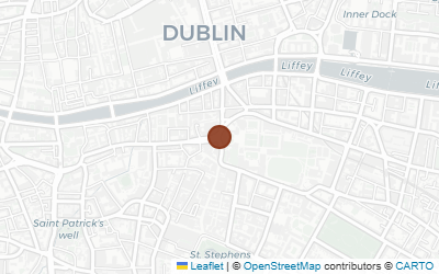 Map of Irish Houses of Parliament (Bank of Ireland)