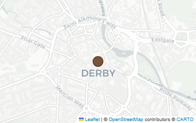 Map of Derby Museum (Joseph Wright Gallery)