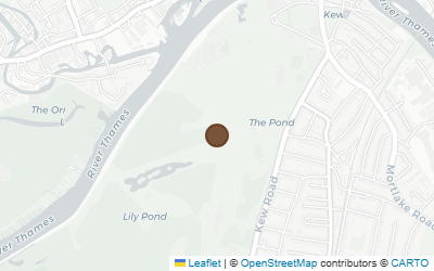 Map of Royal Botanic Gardens Kew