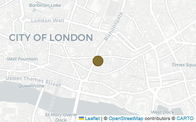 Map of Lloyd's Coffee House Site