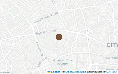 Map of Loyalist Claims Commission, Lincoln's Inn