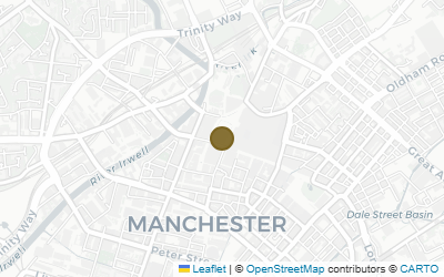 Map of Manchester Old Exchange