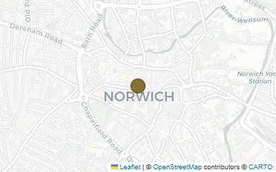 Map of Norwich Guildhall