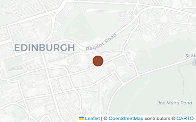 Map of Panmure House (Adam Smith Residence)