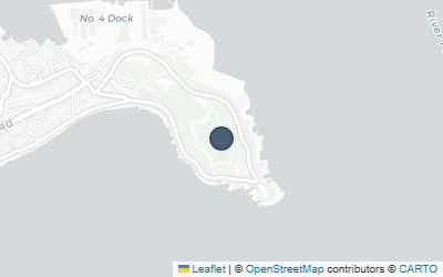 Map of Pendennis Castle