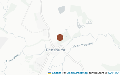 Map of Penshurst Place (Algernon Sidney)