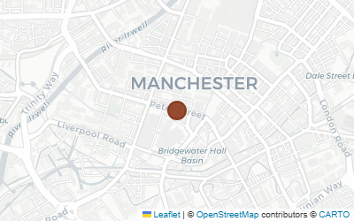 Map of Peterloo Memorial, Manchester