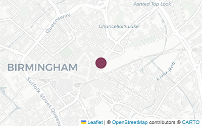 Map of Joseph Priestley Blue Plaque (New Meeting House Site)