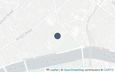 Map of Royal Hospital Chelsea