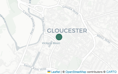 Map of Soldiers of Gloucestershire Museum