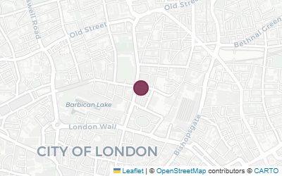 Map of Whitefield's Tabernacle Site (Moorfields)