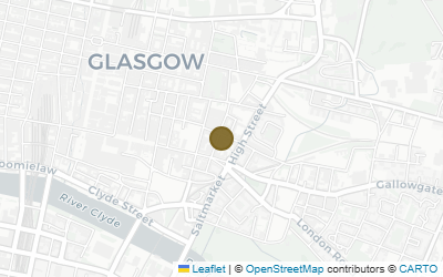 Map of Tontine Building, Glasgow