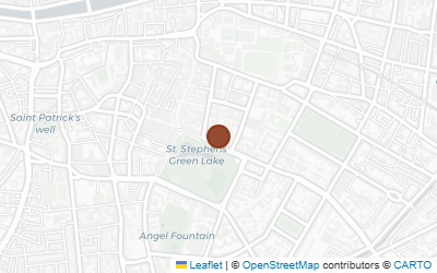Map of Wolfe Tone Memorial, St Stephen's Green